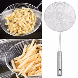 Skimmer Spoon, 4 Pack Stainless Steel Spider Strainer Skimmer Spoon