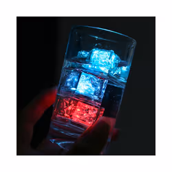 12Pcs Multi Color Flashing Glow in the Dark LED for Drinking