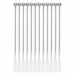 12Pcs Swizzle Sticks, Premium Cocktail Beverage Drink Stirrer Stick