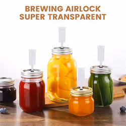Fermentation Lids Kit, for Air Locks with Black Grommets for Beer