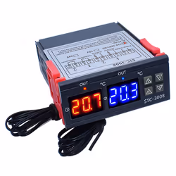 Dual Digital STC-3008 Temperature Controller Two Relay Output,B