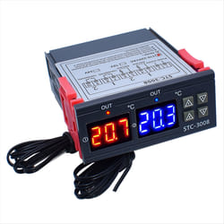 Dual Digital STC-3008 Temperature Controller Two Relay Output,B