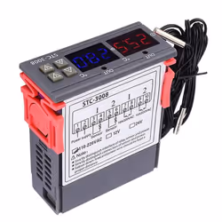 Dual Digital STC-3008 Temperature Controller Two Relay Output,B