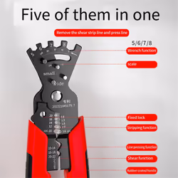 Multifunctional Pliers for Cable Cut Crimp Bending Wire Stripper