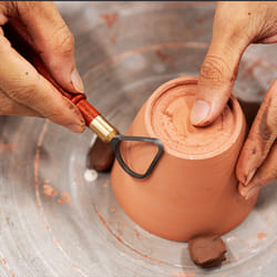Pottery Repair Tools Tungsten Steel Texture Ring Knife,L-Shaped