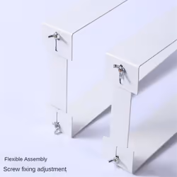 Under Desk PC Mount Bracket for Computer Case Mainframe Hanger Black