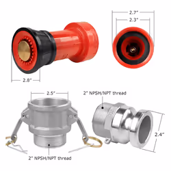 Fire Hose Nozzle,Industrial Fire Hose Constant Flow Fog Nozzle