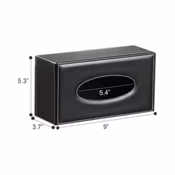 Leather Tissue Box Cover, Modern Napkin Storage Box, Car Towel Box