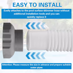 Pool Vacuum Hose Adapter Pool Skimmer Hose Adapter for Pool Parts