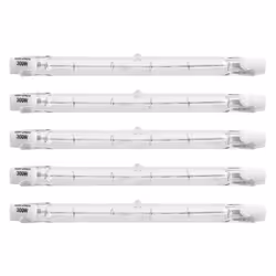 5 Pack R7S 118mm 300W 230V,R7S Halogen Linear Light Bulb