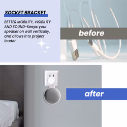 1Pc Suitable for Google Audio for Google Nest Mini Wall Bracket-White
