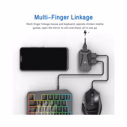 Converter Portable Mobile Gaming Keyboard Mouse Converter Adapter