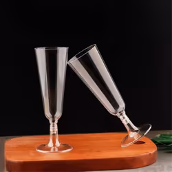 Disposable Hard Plastic Champagne Glass Red Wine Glass Champagne Cup