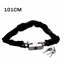 Bike Lock 101CM Metal Anti-Theft Road Bike Heavy Duty With Key