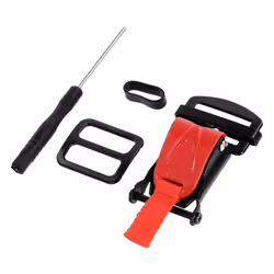 Helmet Quick Release Buckle Replacement Kit, Ratcheted Helmets red