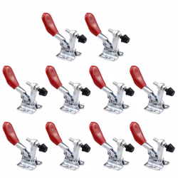 10 Pcs Toggle Clamp -201A 27Kg Quick Release Tool Horizontal Clamps