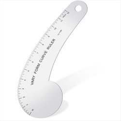 Vary Form Curve Ruler Solid Metal French Curve Hip Curve Ruler