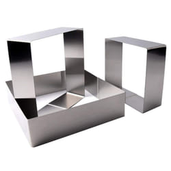 Set of 3 Cake Molds Rings, Square Mousse Mold Mould Baking Tool