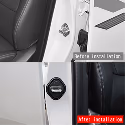 Car Door Lock Silicone Pad Door Lock Protect Cover for