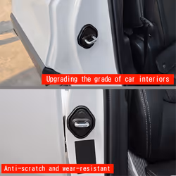 Car Door Lock Silicone Pad Door Lock Protect Cover for