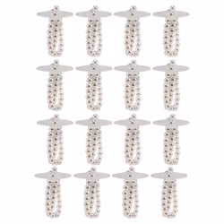 16Pcs Elastic Pearl Wrist Bands Corsage Decor for Wedding Beach