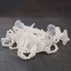 16Pcs Elastic Pearl Wrist Bands Corsage Decor for Wedding Beach
