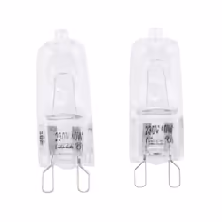 20Pcs G9 Halogen Light Bulbs,40W Clear Halogen Lamps Dimmable,2800K