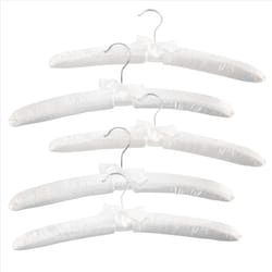 Satin Padded Hangers with Anti-Rust Swiveling Chrome Hook for Winter