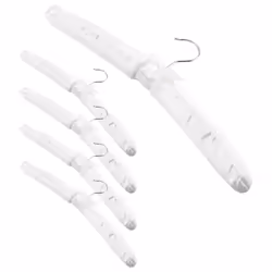 Satin Padded Hangers with Anti-Rust Swiveling Chrome Hook for Winter