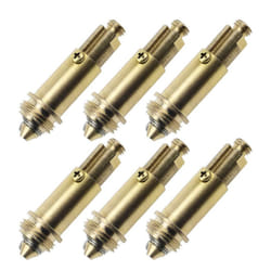6 PCS Sink Plug Basin Bath Waste Click Spring Brass Plug Bolt