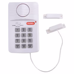 Loud Wireless Door Alarm Security Pin Panic Keypad for Home Office