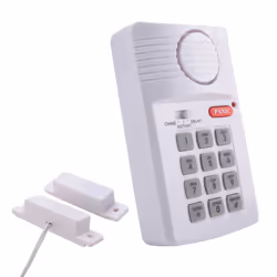 Loud Wireless Door Alarm Security Pin Panic Keypad for Home Office