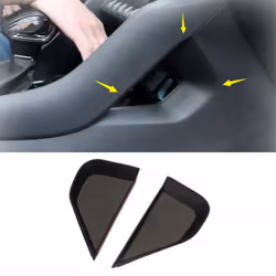 Car Side Center Control Storage Box Space Plate Plastic Cover Trim
