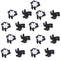 14Pcs Golf Shoe Pins Non-Slip Turn Fast Twist Screw Spike Black+White