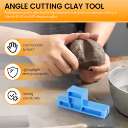 1PC Angle Cutting Clay Tool & Wire Bevel Cutter for Pottery Small