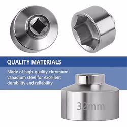 Socket-Oil Filter Wrench Tool,Steel Quickly Oil Filter Removal Tool