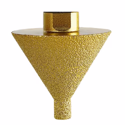 Diamond Beveling Chamfer Bit for Angle Grinders, Cone Tile Bit Small