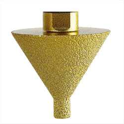 Diamond Beveling Chamfer Bit for Angle Grinders, Cone Tile Bit Small