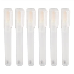 6 Empty Fillable Blank Paint Pen Markers Refillable Paint Pen