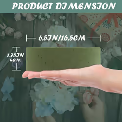 4Pcs 6.5Inch Round Dry Floral Foam for Aisle Flowers, Decoration