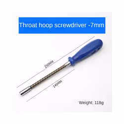 7mm Flexible Hex Screwdriver 90 Degree Bendable Tools for Car Repair