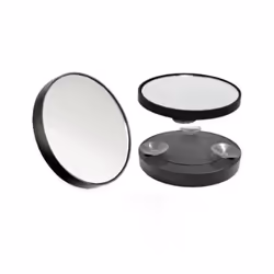 Anti-Fog Magnifying Makeup Mirror Suction Cup Vanity Mirror,White