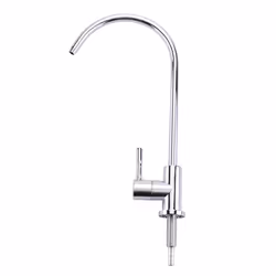 1/4 Inch Chrome Water Filter Faucet Reverse Osmosis Sink Kitchen Tap