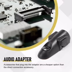 2pin Jack 3.5mm / 2.5mm Audio Adapter for GP328 (US Plug)