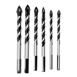 6PCS Ceramic Tile Drill Bits,Masonry Drill Bits Set