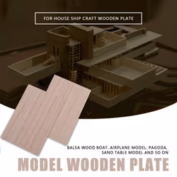 10Pcs Wooden Plate 150*100*2mm For House Ship Craft Model DIY