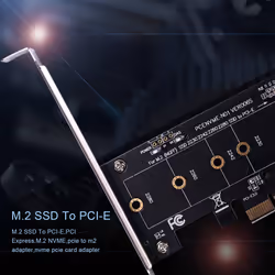 Add on Cards PCIE to M2 Adapter PCI Express 3.0 X1 Raiser Adapter