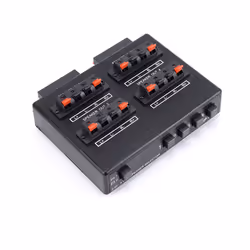 SP-24 Mini 2-IN-4-OUT Stereo Audio Selector Amplifier Switcher Box