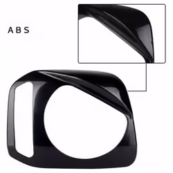 Lamp Hoods Stickers Car Headlight Light Lamp Cover Garnish Black