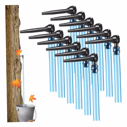 12 Set Maple Syrup Taps with 24in Tubes Maple Syrup Supplies